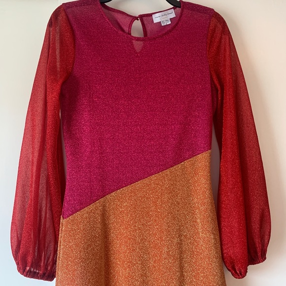 Sparkly Color Block Dress - Picture 2 of 4